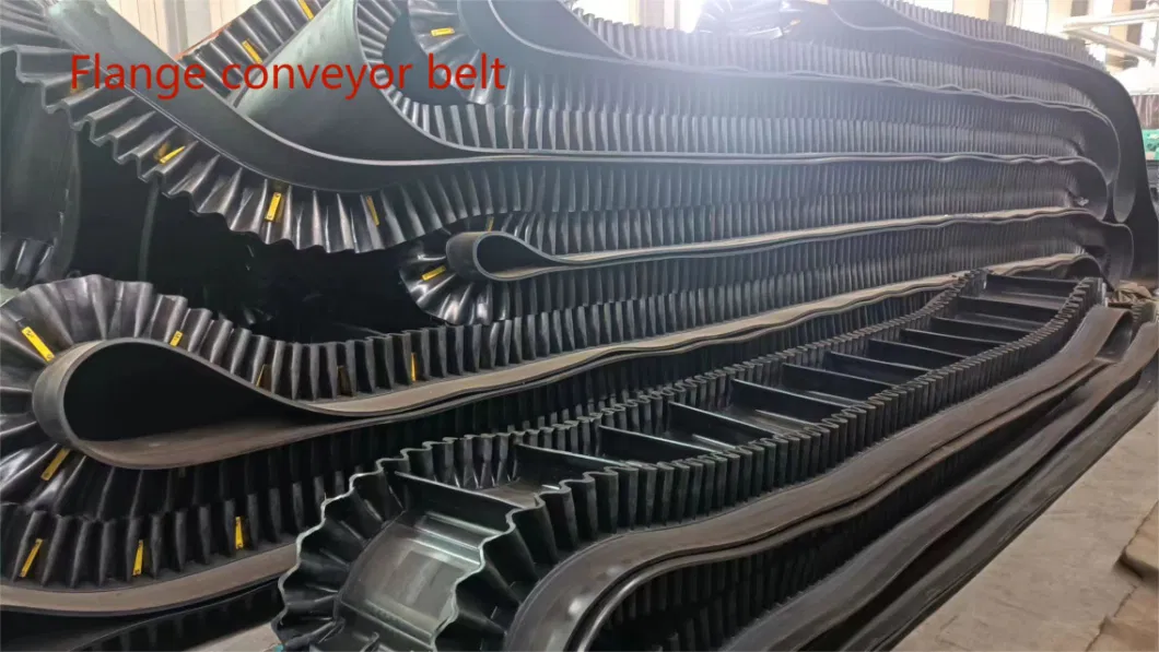 Flange Belt, Large Angle Conveyor,